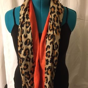Cheetah Print Infinity Scarf
